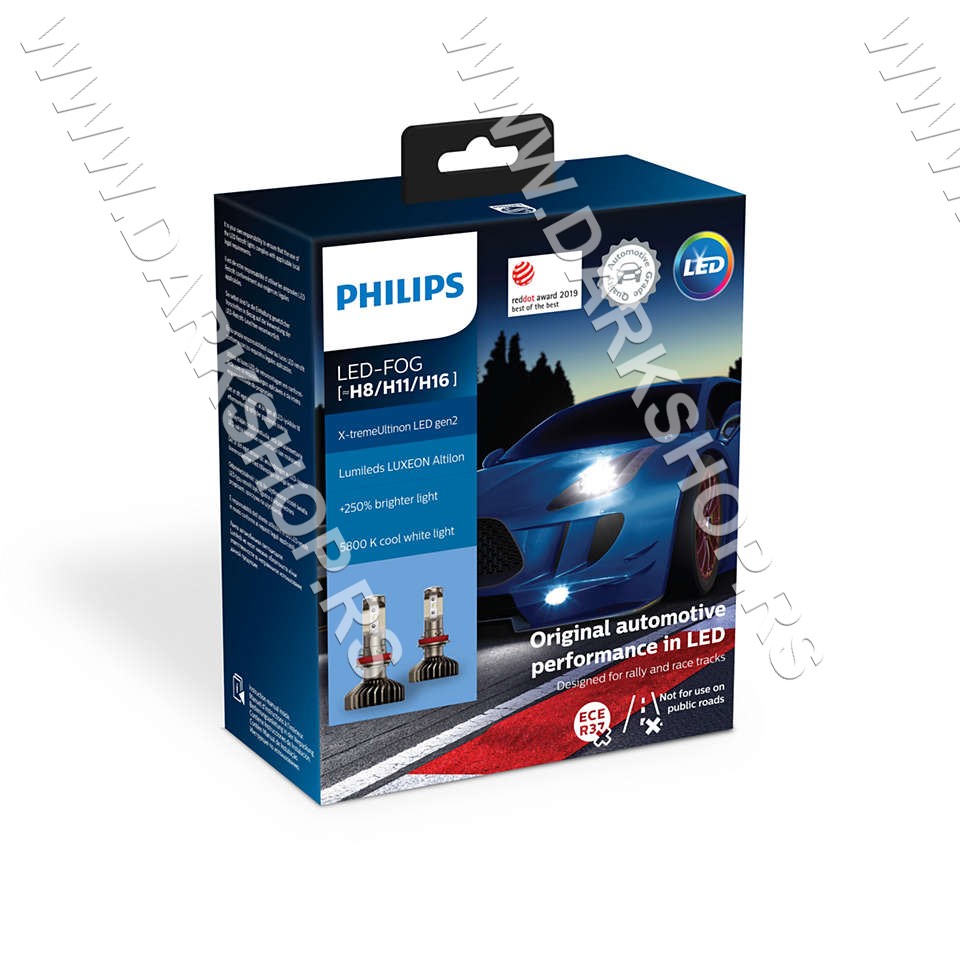 PHILIPS H8,H11,H16 LED SIJALICA CANBUS X-TREME ULTINON GEN2